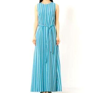 NWT Karl Lagerfeld Paris Torquoise Maxi Dress Size 6